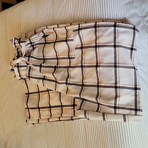 Plaid High Waisted Pants